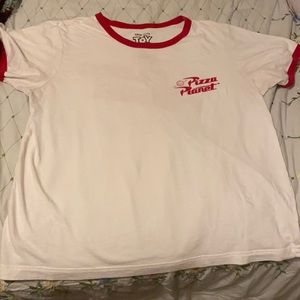 Pizza planet ringer tee